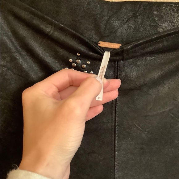 Free People Embellished Vegan Skinny Pant - Picture 4 of 5